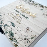 Printed Rainforest 3D Birth Details Square Keepsake Box