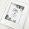Bamboo (2 colour options) Rainforest Vines Birth Print