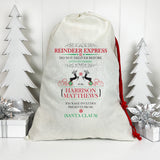 Reindeer Express Santa Sack (Updated Design)
