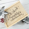 Personalised Santa's Sleigh Engraved Keepsake Box