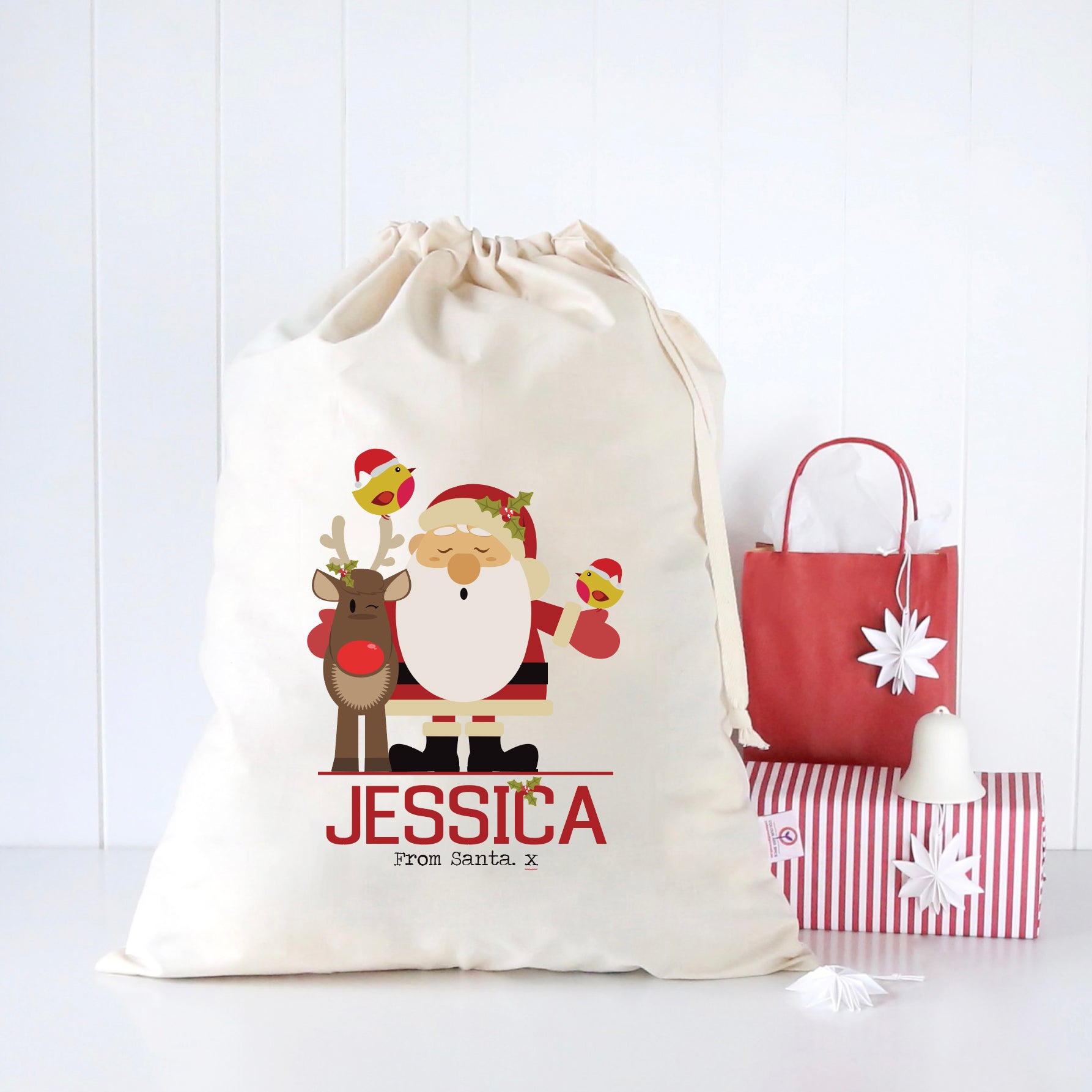 Santa and Friends Santa Sack
