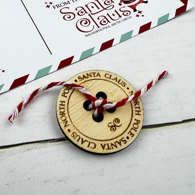 Santa's Lost Button & Personalised Postcard