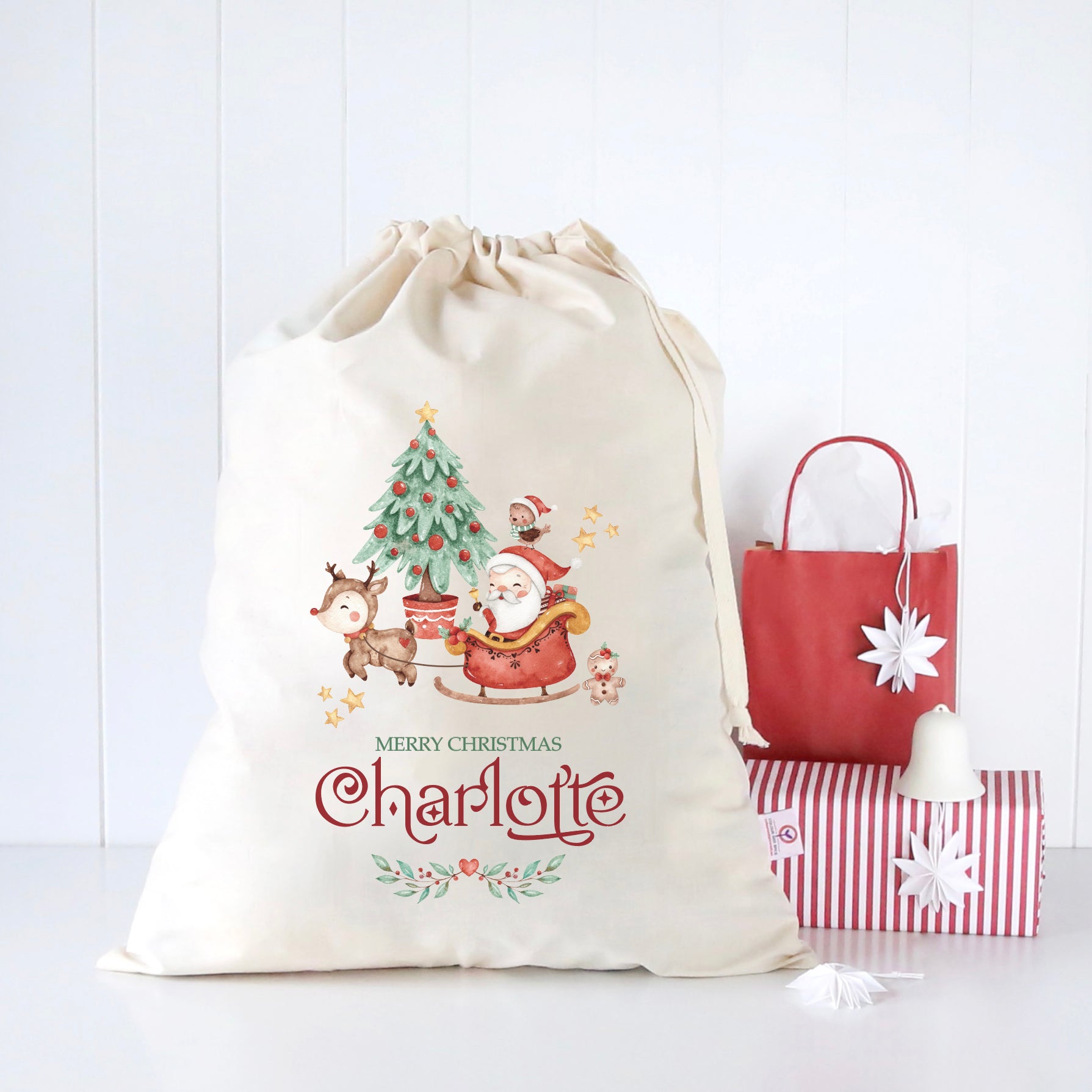 Sleigh Ride Santa Sack