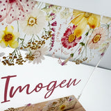 Sweet Wildflower Garden Personalised Night Light