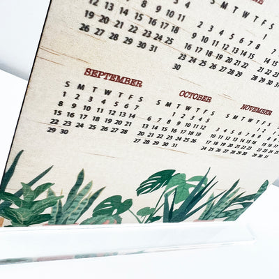 Teacher Pot Plants Calendar (with stand or magnets)