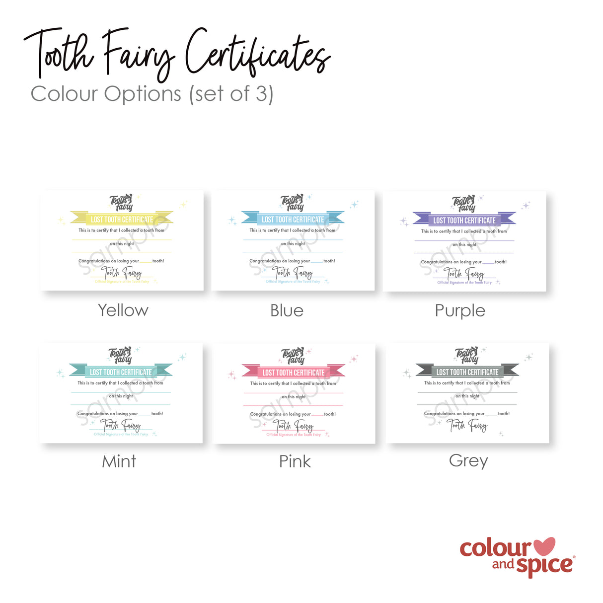 Personalised Tooth Fairy Hanger (6 colour options)