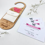 Personalised Tooth Fairy Hanger (6 colour options)