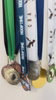 Personalised Medal Hanger - Single Design (3 finishes, various designs)