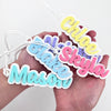 Name 3D Acrylic Personalised Bag Tag