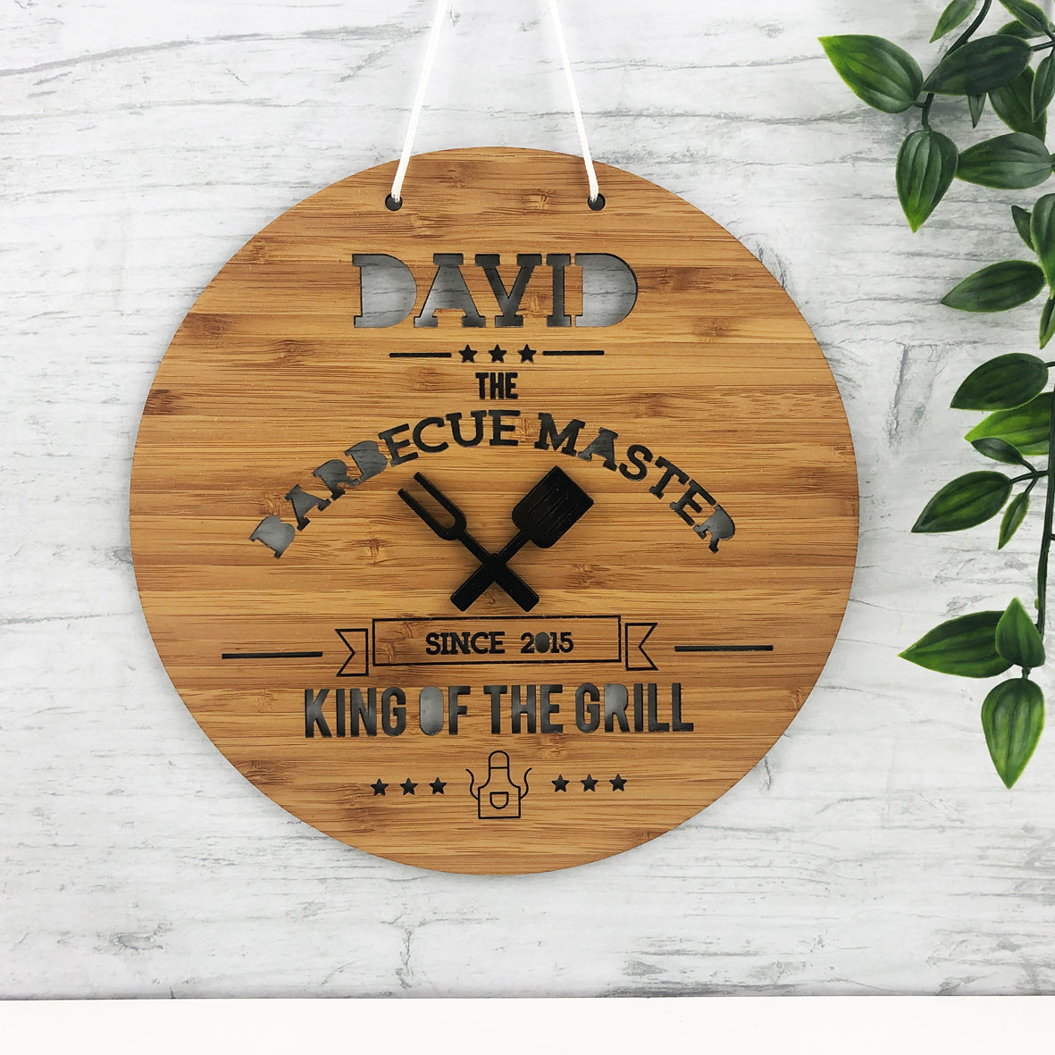 Barbecue Master 3D Personalised Wall Hanging