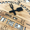 Barbecue Master 3D Personalised Wall Hanging