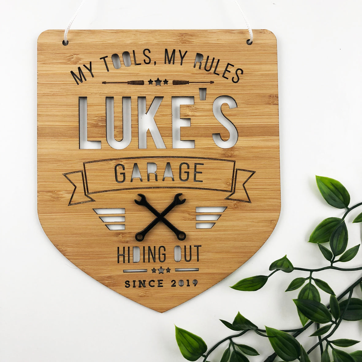Garage 3D Personalised Wall Hanging