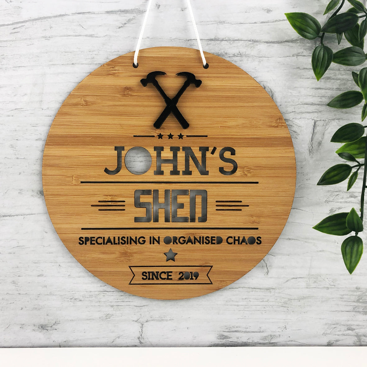 Shed 3D Personalised Wall Hanging