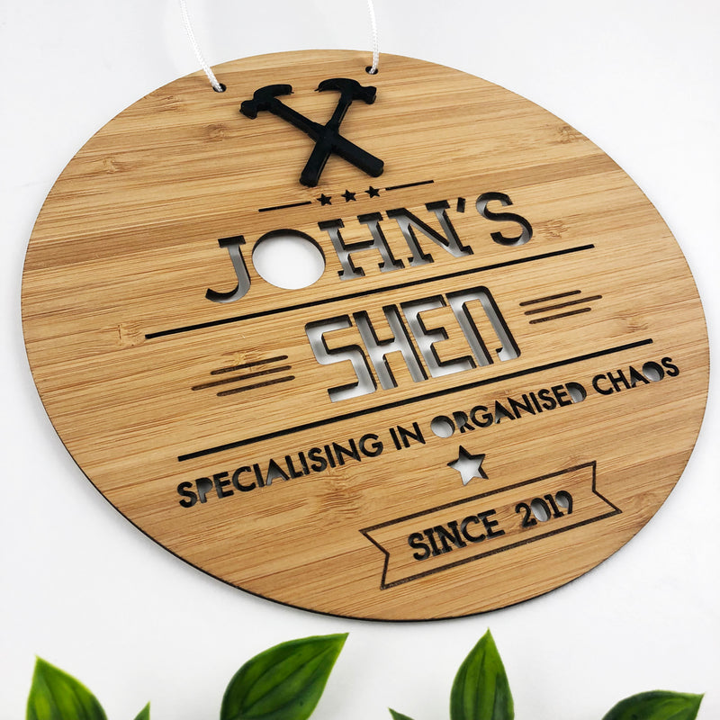 Shed 3D Personalised Wall Hanging