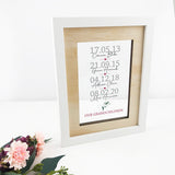 Personalised Printed Transparent Grandchildren Frame