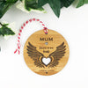 Angel Wings Bamboo Ornament
