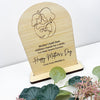 Personalised Children's Hands Bamboo Arch & Stand