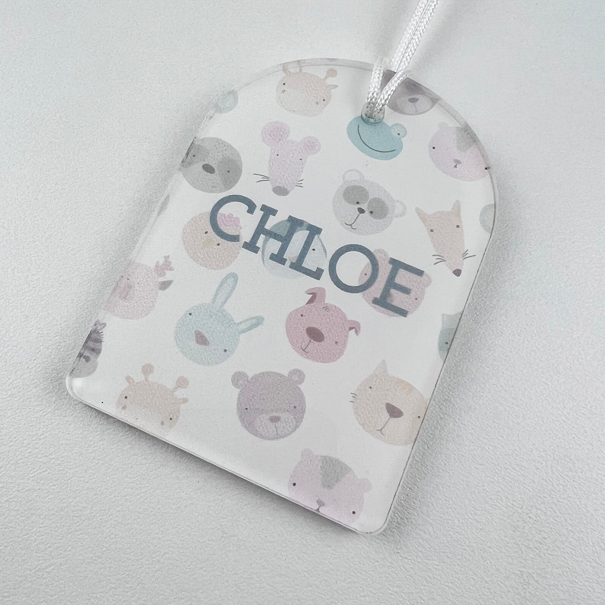 SALE! Arched Full Colour Bag Tags (names shown only)