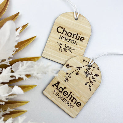 Arch Botanical Personalised Bag Tag (2 designs available)