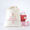Baby Girl's 1st Christmas Santa Sack