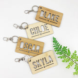 Personalised Heart and Star Bag Tag