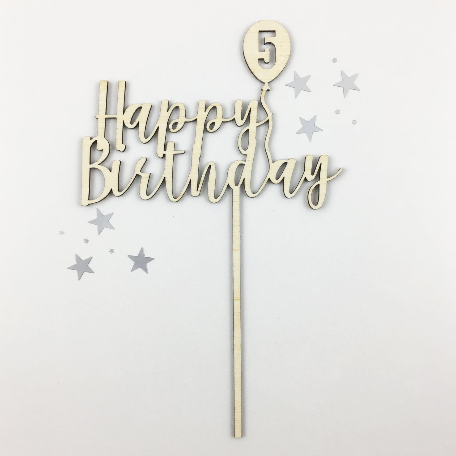 Happy Birthday Cake Topper