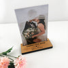 Personalised Heart Bamboo Photo Stand