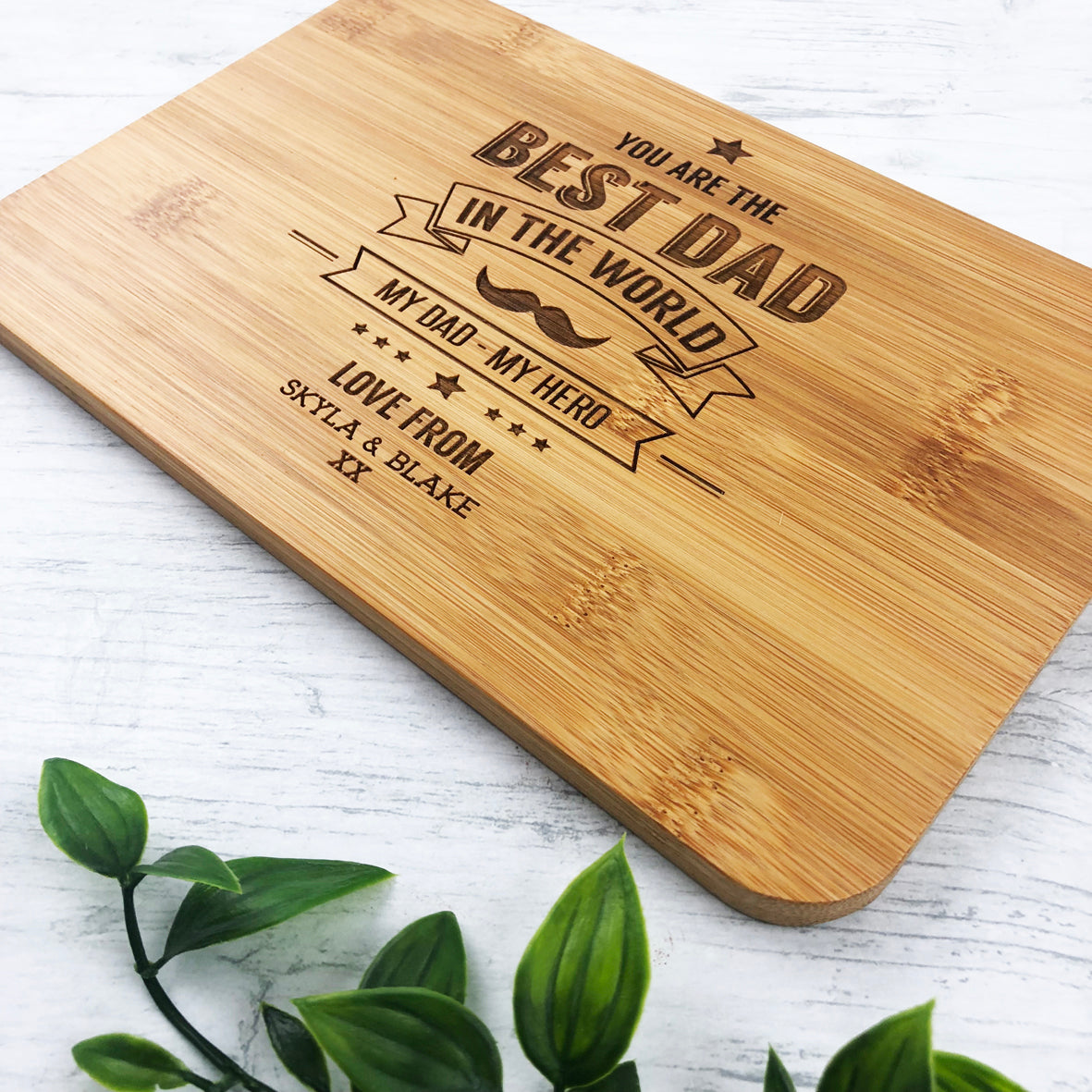 Best Dad Serving Board