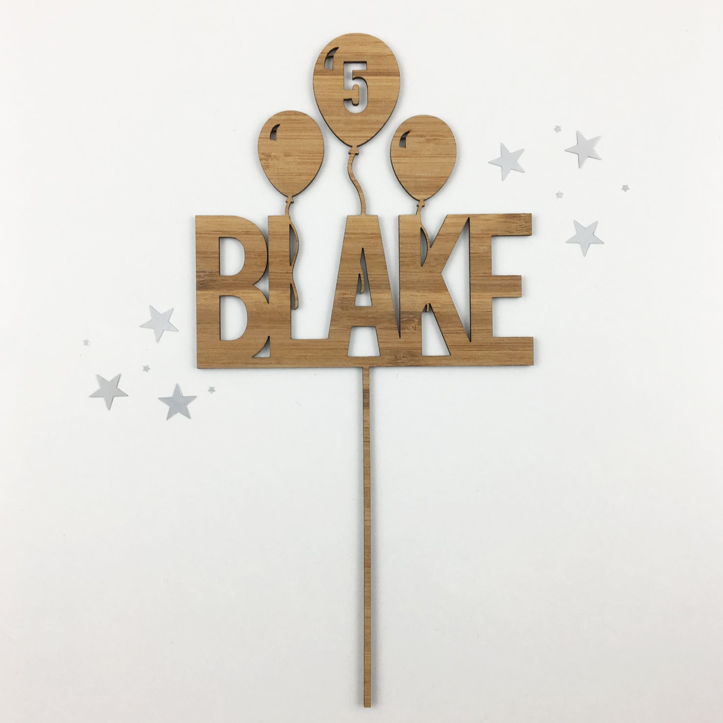 Bold Name Cake Topper
