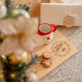 Personalised Merry Christmas Wreath Serving Board