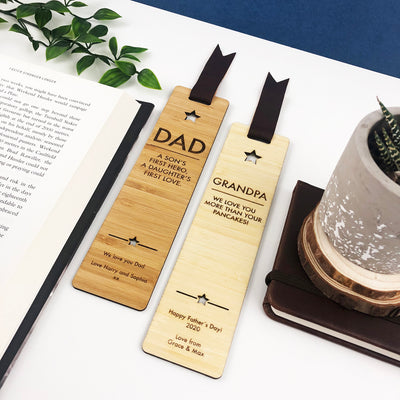 Personalised Star Bamboo Bookmark