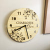 Botanical Bamboo Clock