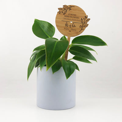 Flourish Mother's Day Bamboo Planter Stick