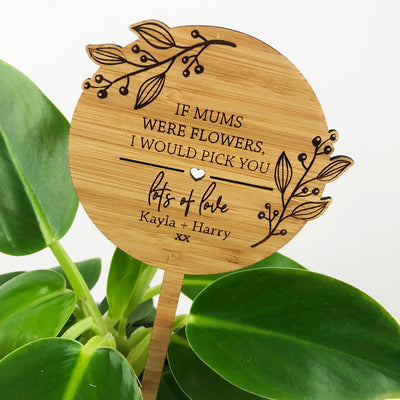 Flourish Mother's Day Bamboo Planter Stick