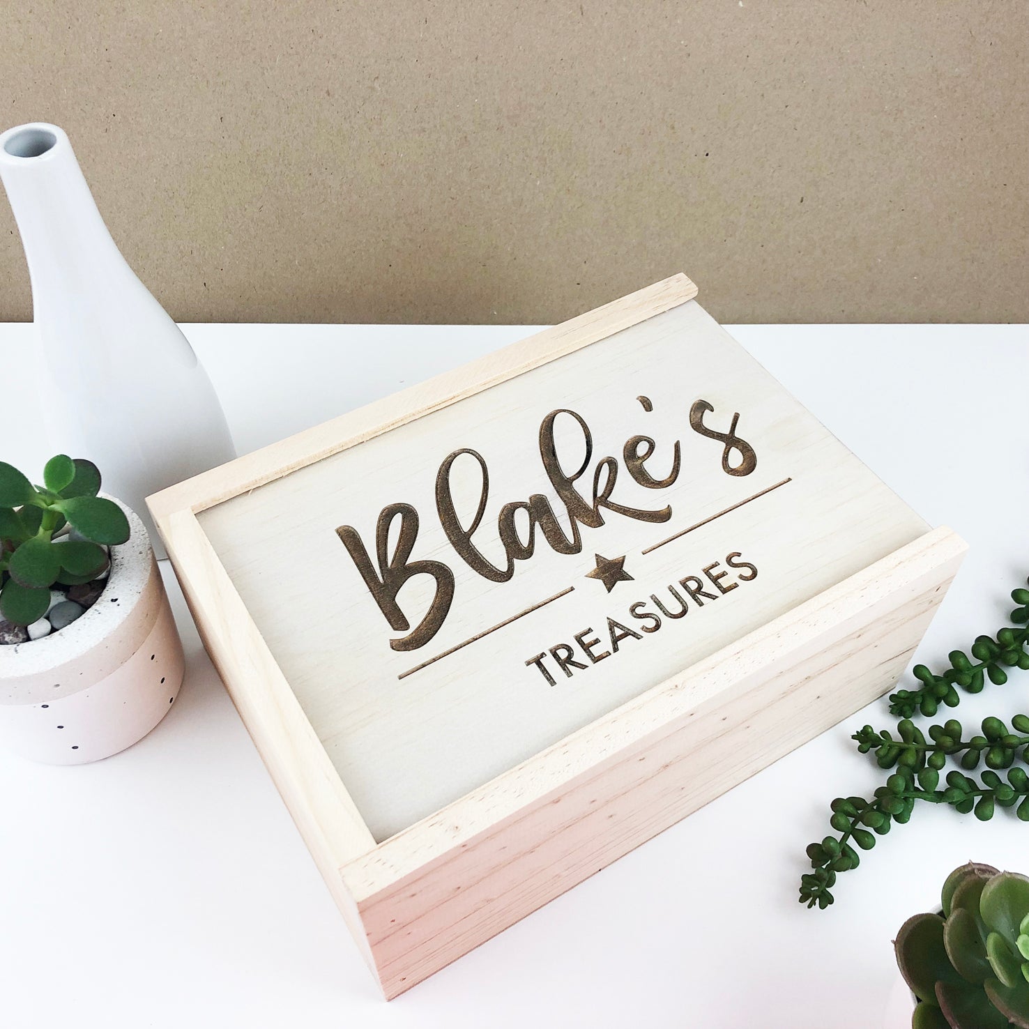 Personalised Star Keepsake Box