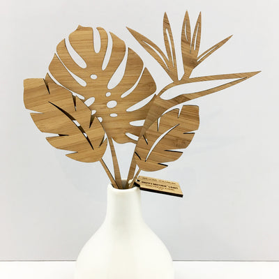 Tropical Stems And Personalised Tag