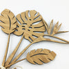 Tropical Stems And Personalised Tag