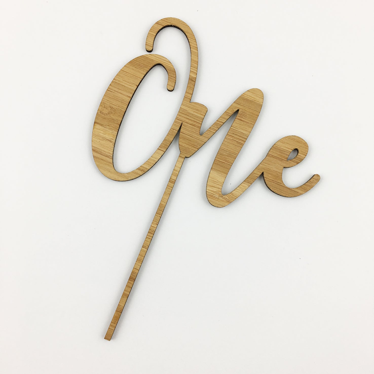 Text Number Birthday Cake Topper