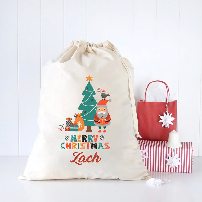 Cheerful Gifting Santa Sack