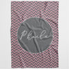 Chevron Name Personalised Blanket