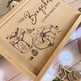 Personalised Christmas Presents Engraved Keepsake Box