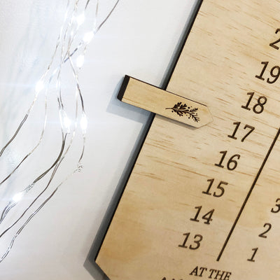 Days Until Christmas Countdown Wall Hanging