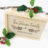 Personalised Flourish Christmas Box