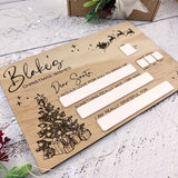 Personalised Reusable Christmas Wishes Wooden Board