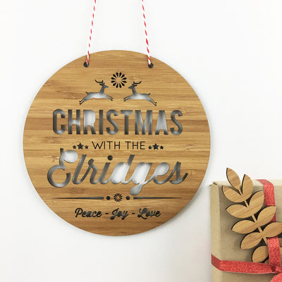 Christmas Personalised Wall Hanging