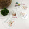 Watercolour Clear Acrylic Easter Name Decoration (4 designs)