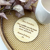 Floral Bouquet Personalised Drink Coaster