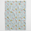 Cute Flower Stems Personalised Blanket