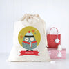 Cute Owl Santa Sack