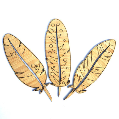 Feathers - set of 3